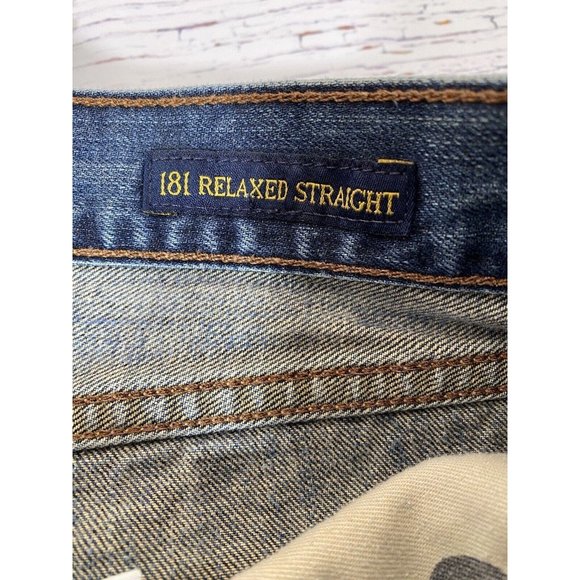 Lucky Mens Jeans 181 Relaxed Straight Leg Size 42 x 26 Short Blue 100% Cotton - Picture 6 of 15